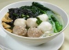 1505 紫菜三寶湯麵 Cuttlefish, Fish Balls, Meat Balls +Seaweed Noodle Soup